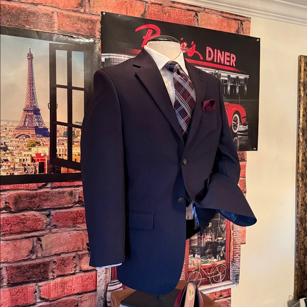 Bolzano Uomo Collezione Blue Blazer - Picture 11 of 17